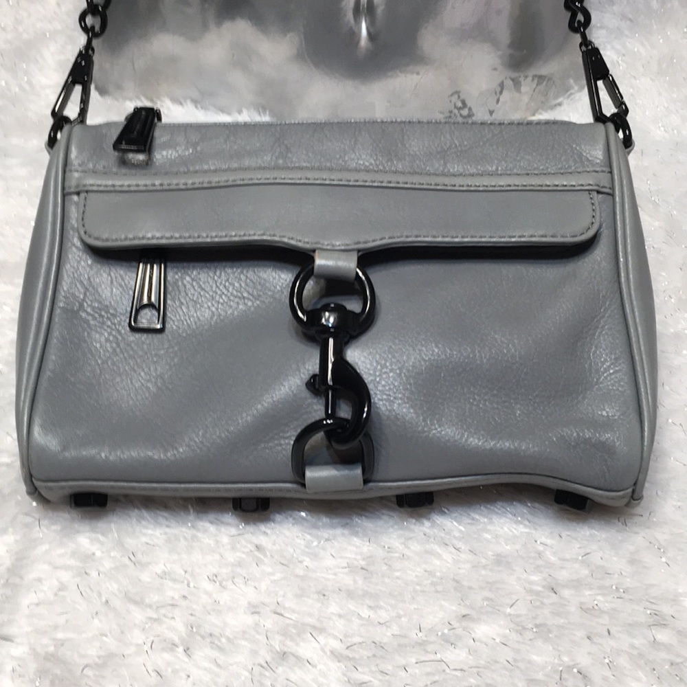 REBECCA MINKOFF crossbody gray stud